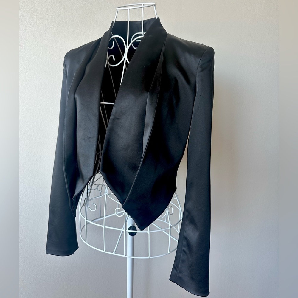 | Bebe | Black | Tuxedo Blazer Jacket |